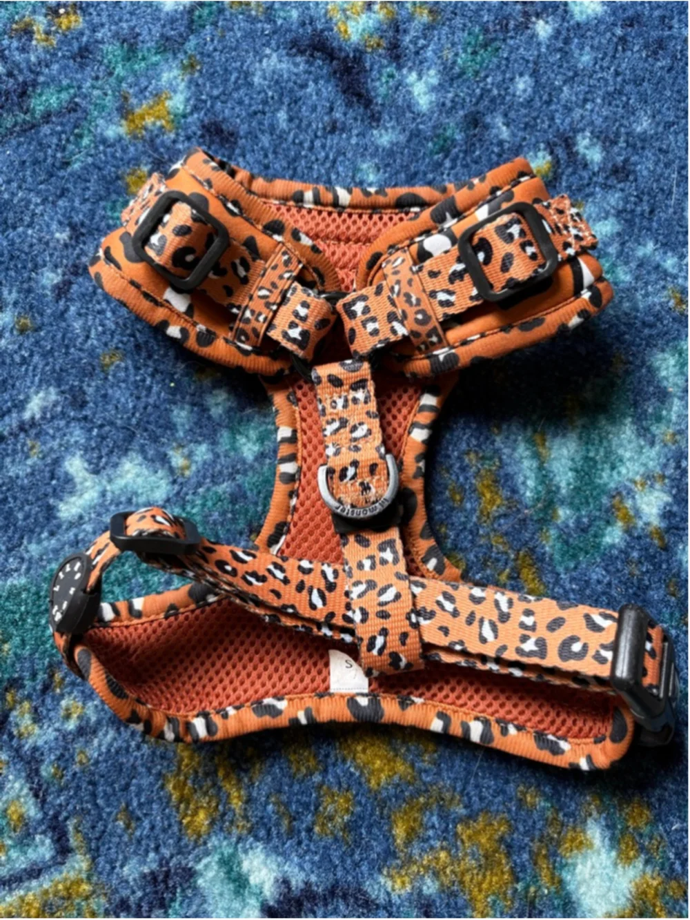 lil monster Leopard Print Pet Harness Size Small